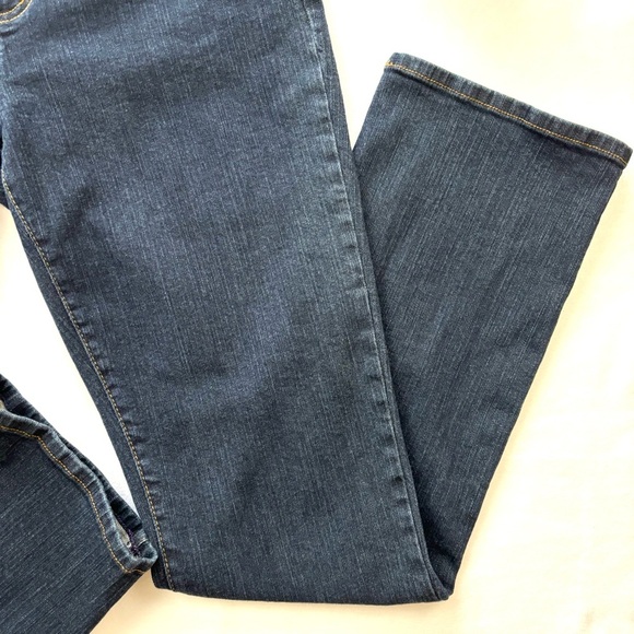 NYDJ Mariyln Dark Wash Lift Tuck Stretch Slimming Straight Jeans Size 10 - Picture 6 of 16